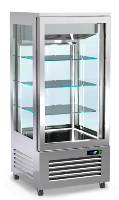 Armadi Inox 4 lati vetro altezza 160cm