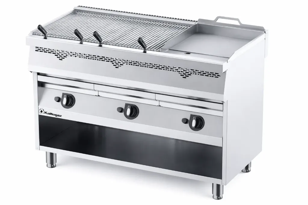 VGOS1270GTP – Griglia a Gas con Sistema ad Acqua (Modello T con Modulo Piastra)