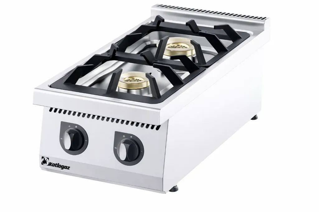 C4090G – Cucina a Gas Professionale 2 Fuochi
