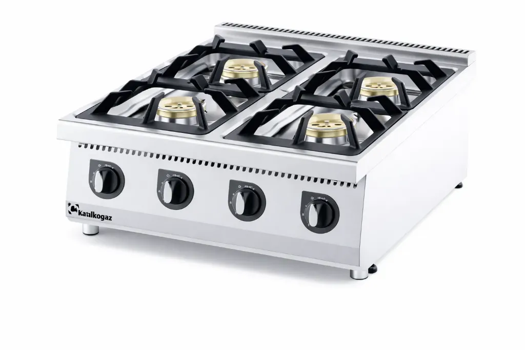 C8090G – Cucina a Gas Professionale 4 Fuochi