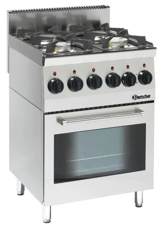 Fornello a gas 600, B600, 4FL, EBO