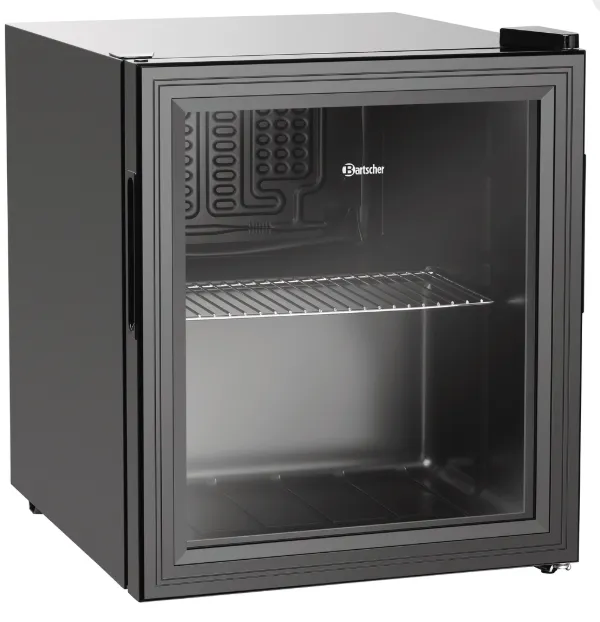 Frigorifero con porta in vetro 46