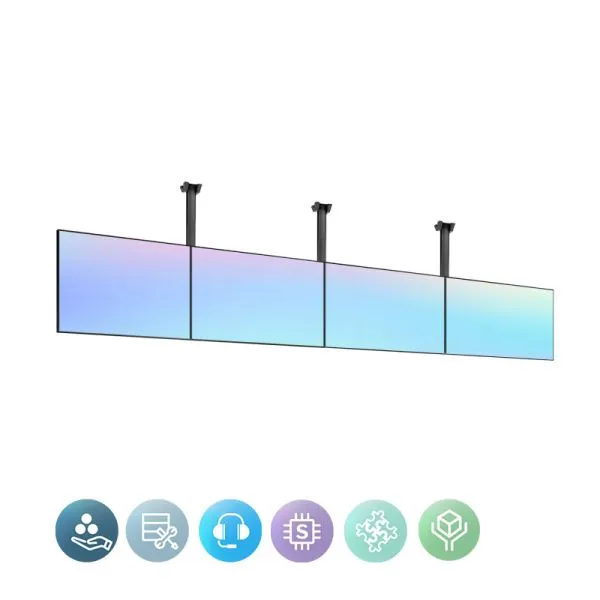 Soluzione per Menu board GRANDE con 4 monitor + Servizi speciali inclusi