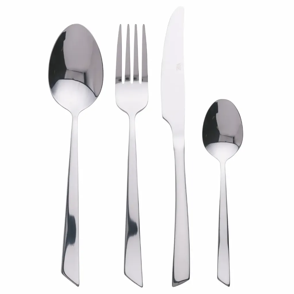 CUT SET 24PZ SILVER LUCIDO