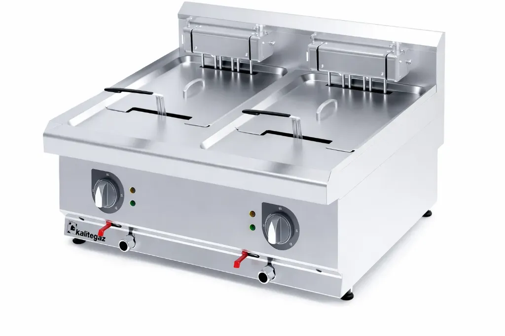 FRIGGITRICE ELETTRICA PROFESSIONALE DOPPIA VASCA – MODELLO F6070E