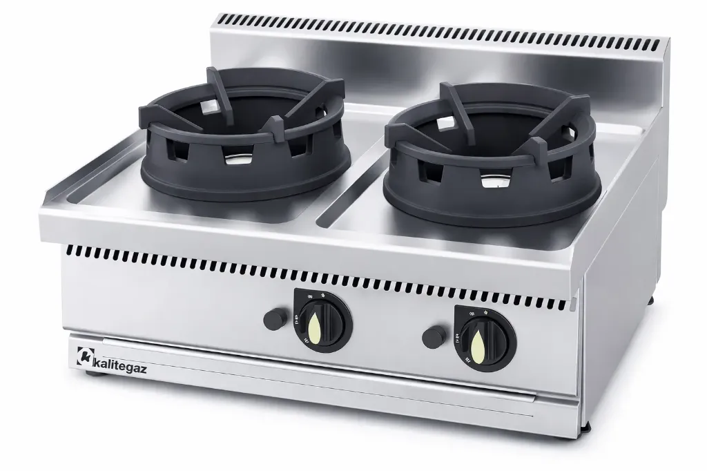 WC8070G – Cucina Wok Professionale a Gas ( Due bruciatori)