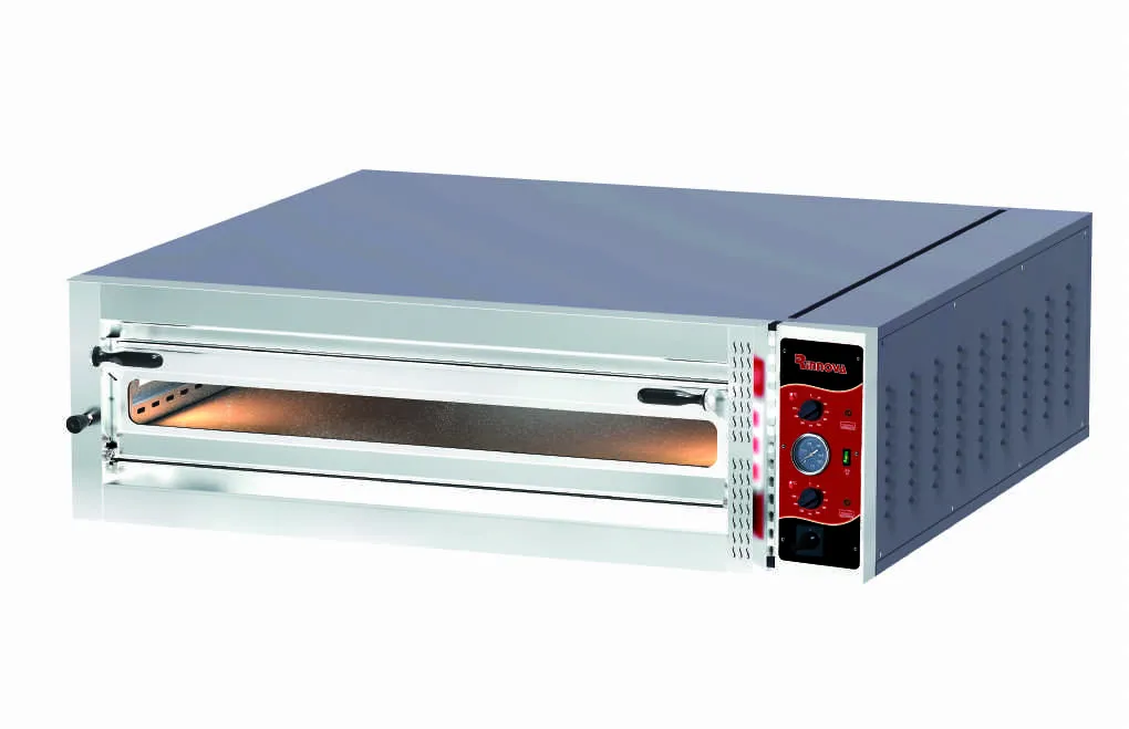 Forno Pizza Elettrico Professionale E9351A – 9 Pizze Ø35 cm, Controllo Analogico
